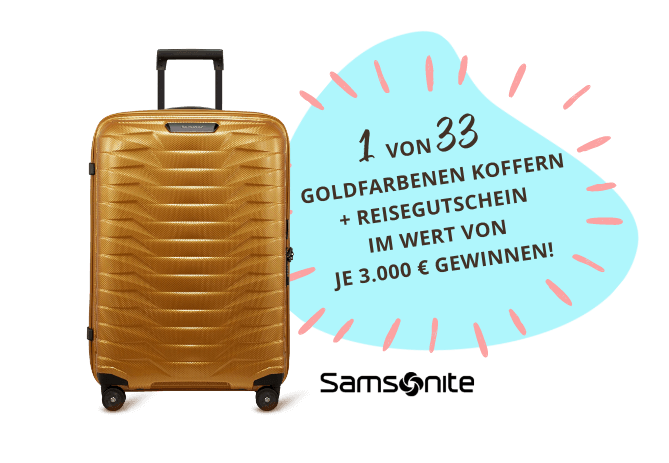Gewinn von Goldener Koffer Promo